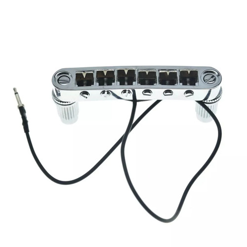 Piezo tune matic cromato - piezo, tune-o-matic